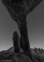 Arch Rock with Moon