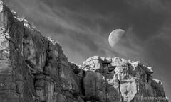 Moonset Over Santa Elena