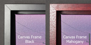 Canvas frames available.